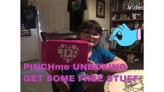 UNBOXING OF PINCH ME BOXES WHAT DID I GET  how to get some free stuff [upl. by Nura]