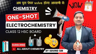 Electrochemistry One Shot Class 12th PYQs  HSC  Sovind Sir  All about Chemistry aacarmy [upl. by Nnave]