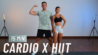 15 MIN CARDIO HIIT WORKOUT  ALL STANDING  Full Body No Equipment No Repeats [upl. by Nageek]