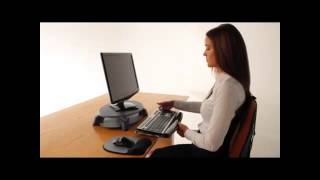 Fellowes Posture Manager Deluxe at HuntOfficeie [upl. by Alenson]