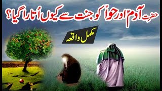 Hazrat Adam AS Aur Bibi Hawa AS Ko Jannat Se Q Utara Gaya  Story of Prophet Adam amp Eve in Urdu [upl. by Meehyr]