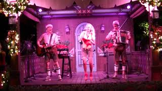 EPCOT  Germany Margret Almer and the Bavarian Band  Dec 15 2017 [upl. by Ezechiel409]