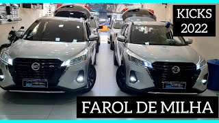 NISSAN KICKS 2022 FAROL DE MILHA FULL LED COMPLETÃO COM VÁRIOS ACESSÓRIOS [upl. by Loralyn431]