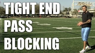 Tight End Pass Blocking [upl. by Euqinu]