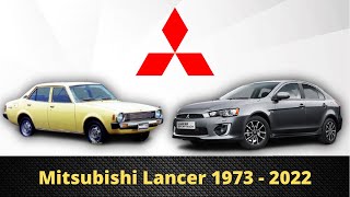 Mitsubishi Lancer Evolution 1973  2022  Mitsubishi Lancer Then And Now [upl. by Ecraep]