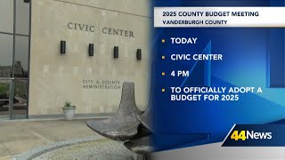 2025 County Budget Meeting happening in Vanderburgh County [upl. by Bernt910]