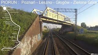 Poznań  Leszno  Głogów  Zielona Góra SU46029 amp PIORUN turkol [upl. by Rechaba948]