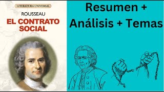 Filosofía El contrato social de Rousseau Resumen  Análisis  Temas [upl. by Idahs]