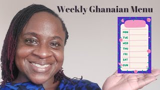 Ghanaian Breakfast And Dinner Menu  What My Family Eats In A Week [upl. by Hull]