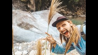 HIKING THE SHAKADANG TRAIL  Taroko Gorge National Park  TAIWAN [upl. by Candice]