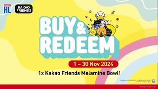 Redeem Your LIMITED EDITION Kakao Friends Bowl with MARIGOLD HL Milk [upl. by Llenyr6]