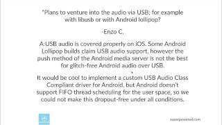 USB audio or libUSB for Android Lollipop [upl. by Ahswat104]