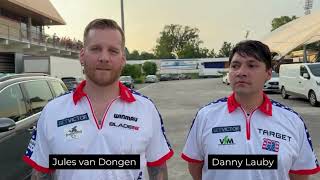 Jules van Dongen and Danny Lauby talk Team USA at the World Cup of Darts [upl. by Glen]