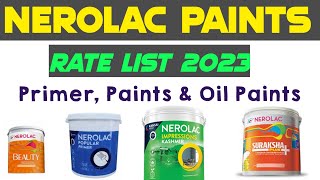 Nerolac Paints Price 20 litre in 2023  Nerolac Suraksha Plus  Interior Paint  Exterior Paints [upl. by Kiel375]