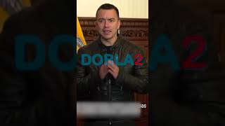 Lo que Daniel Noboa quiso decir sobre el nuevo estado de excepción  Dobla2 [upl. by Wobniar]