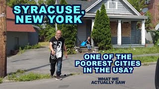 SYRACUSE New York One Of The POOREST Cities In The USA What We Actually Saw [upl. by Dympha704]