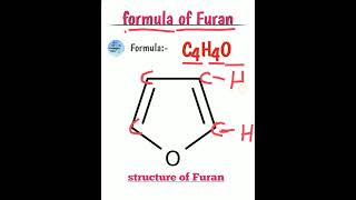 ll formula of furan amp structure ll K2 chemistry class ll heterocyclic compounds 2 ll [upl. by Edualcnaej]