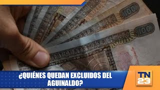 ¿Quiénes quedan excluidos del aguinaldo [upl. by Tsirc]