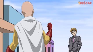 Saitama vs Reigen the strongest psychic in Mob 100 [upl. by Aivekal]