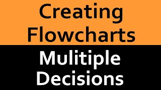 Flowchart Example  ComplexMultiple Decisions [upl. by Mayda]