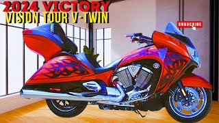 New 2024 Victory Vision Tour VTwin  Unveiling the Future of Touring Motorcycles [upl. by Robson]