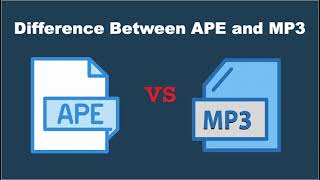 Difference Between APE and MP3 Audio Files [upl. by Ibed]