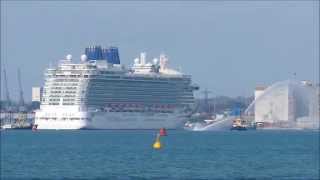 Britannia Southampton Arrival 6th March 2015 [upl. by Kissie575]