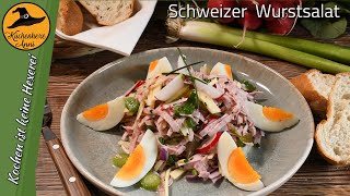 Herzhafter Schweizer Wurstsalat [upl. by Tannenbaum242]