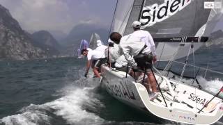 Audi Sailing Series Melges 32  Act 4 Torbole  Day 1 [upl. by Rehpotsihc]