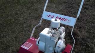 EZ Rake Model 48 Lawn Dethatcher Demo Briggs amp Stratton 3HP [upl. by Aivatnahs]