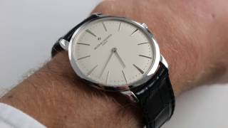 Vacheron Constantin Patrimony Ref 81180000G9117 Watch Review [upl. by Darbee]