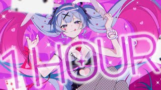 1 HOUR Rabbit Hole feat Hatsune Miku [upl. by Anavrin]