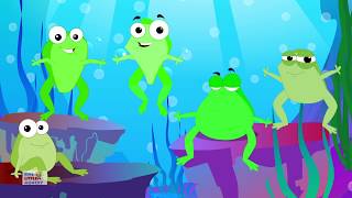 Five Little Speckled Frogs  Nursery Rhymes Songs For Kids And Toddlers [upl. by Concepcion]