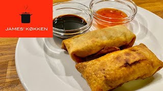 Forårsruller Spring rolls  altid en favorit [upl. by Gilbertina]