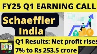 Schaeffler India Q1 FY25 Earnings Conference Call  Comprehensive Analysis amp Highlights schaeffler [upl. by Friederike]