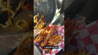 Hellshire style escovitch lobster 😋🤤food foodie lobster viral [upl. by Hachmin]