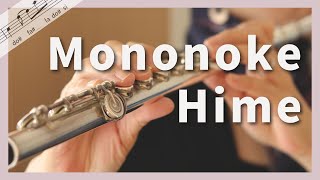 Mononoke Hime from Princess Mononoke Flute Tutorial [upl. by Rochette]