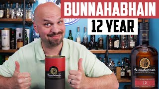 Bunnahabhan 12 Year Single Malt Scotch Review  The Whiskey Dictionary [upl. by Yelahc]