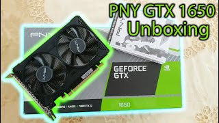 Unboxing PNY GTX 1650 Dual Fan [upl. by Gnex561]