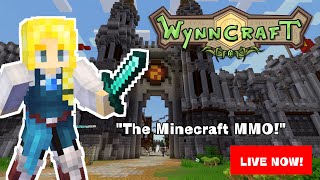 Playing WYNNCRAFT for the first time Wynncraft LIVE [upl. by Notfol]