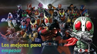 Top 5 mejores kamen riders para novatos [upl. by Shornick969]