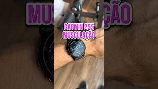 GARMIN FORERUNNER 255 MARCA MUSCULAÇÃO garmin musculação treino academia smartwatch [upl. by Ahsatak]