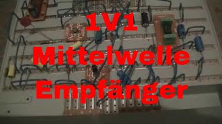 1v1 AM Empfänger Mittelwelle mit Kondensator mit Elektronikbaukasten  eflose 155 [upl. by Anahsed]