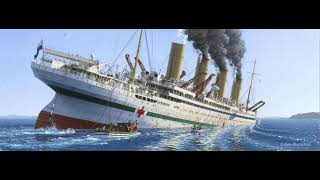 HMHS Britannic final abandon ship whistle oceanliners fypシ ships whitestarline hmhsbritannic [upl. by Broek]