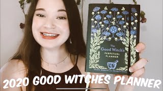 📓The Good Witchs Perpetual Planner The ModernDay Witch  2020 PLANNER REVIEW 2020 JOURNAL [upl. by Eibbed]