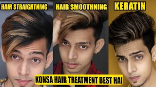 Difference between hair straightningrebounding smootning keratin  best hair treatment [upl. by Nedroj655]