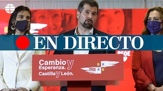 DIRECTO  Rueda de prensa del PSOE para valorar los resultados de las elecciones de CyL [upl. by Forward810]