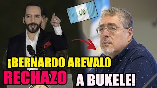 Presidente de Guatemala Bernardo Arevalo RECHAZO INVITACION DE BUKELE para la toma de posesión [upl. by Roshan942]