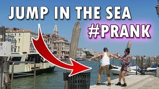 JUMP IN THE SEA PRANK ATTEMPT ON MY GIRL  James Shrestha [upl. by Burn268]