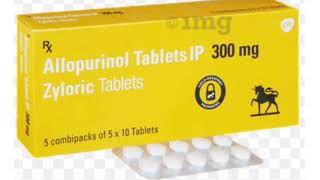 Zyloric Tablets Allopurinol Tablets IP 300 mg [upl. by Eenor]